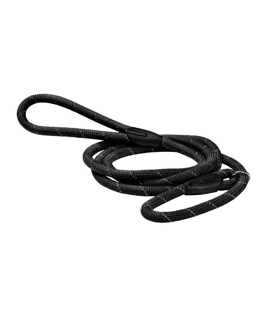 Vodilica s davilicom pletena Bobby 1,2x192cm crna