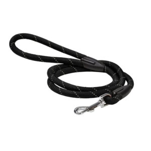 LSWALK_99_000 Vodilica pletena Bobby S 1,2x124cm crna