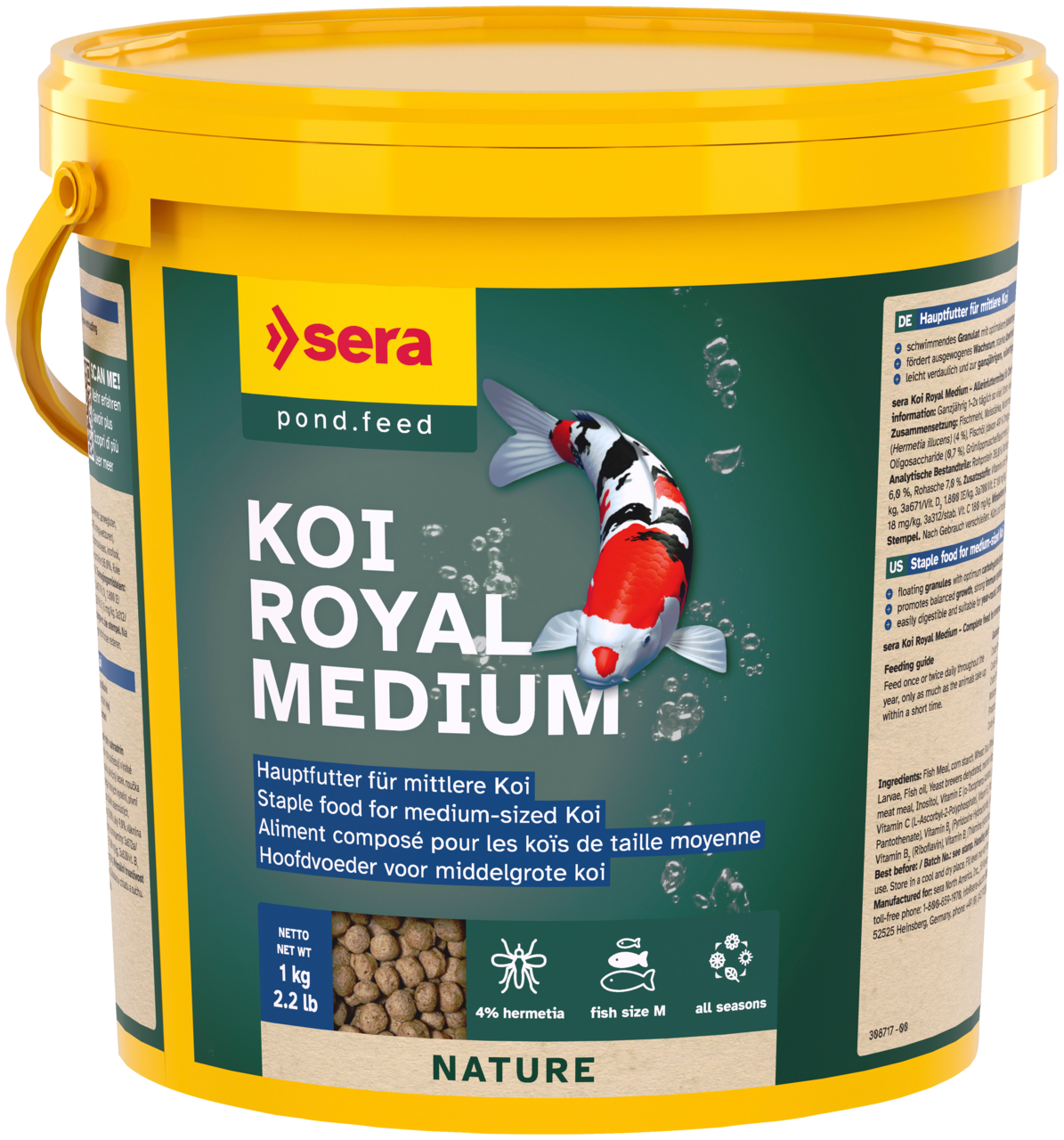 Sera KOI Royal nature MD 3800ml 1000g