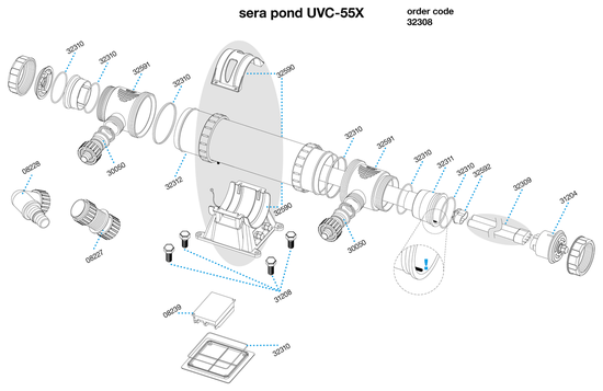 45530 (32308) Sera Pond UV-C System 55X