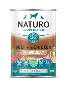 MPF1DNAT1301 Naturo konzerva Grain&Gluten Free 390g govedina/pile 1/12