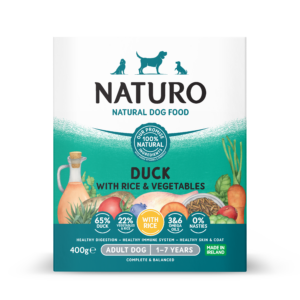 Naturo pašteta 400g patka/riža/povrće 1/7