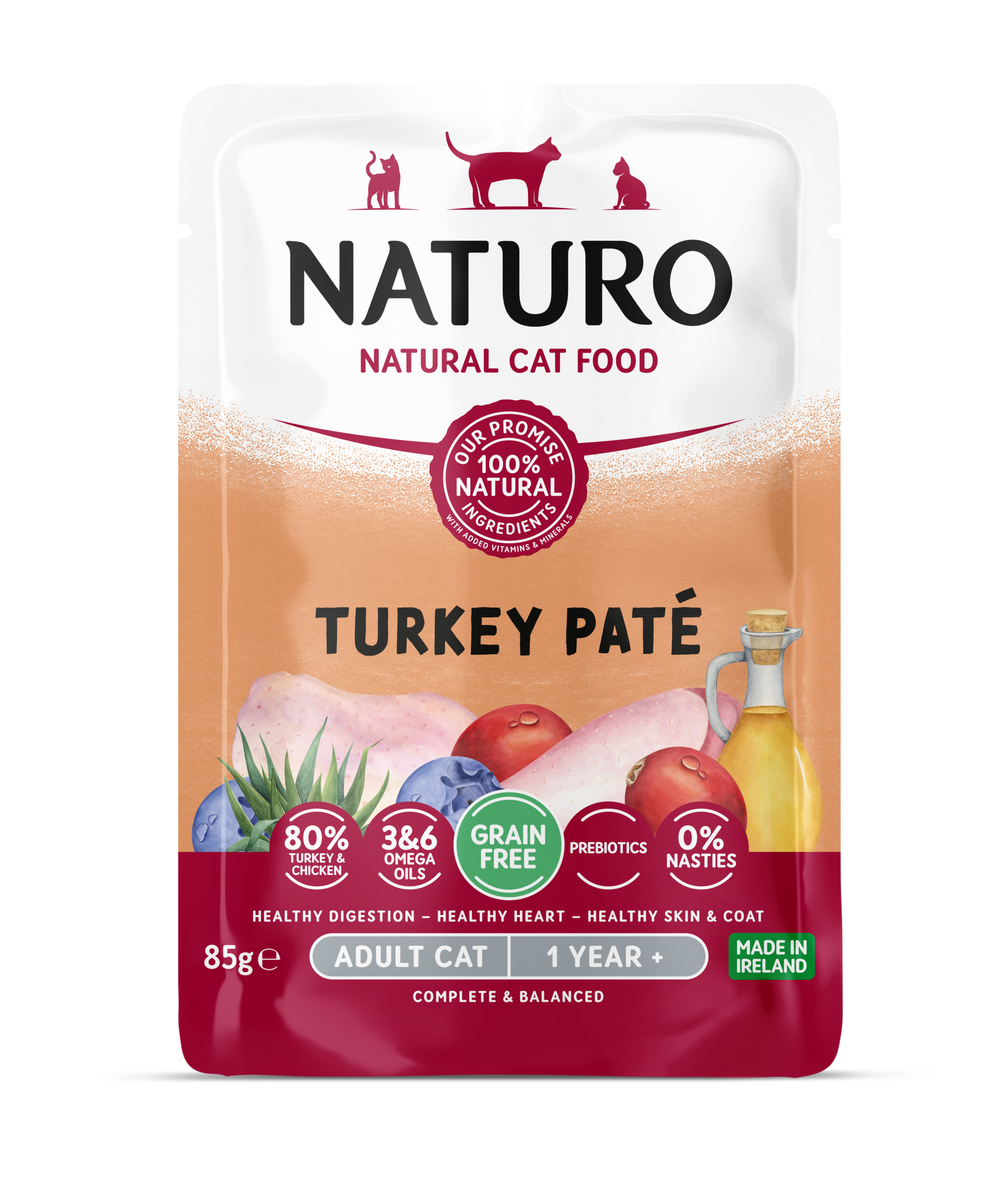 Naturo Cat vreć. 85g pura paté 1/12