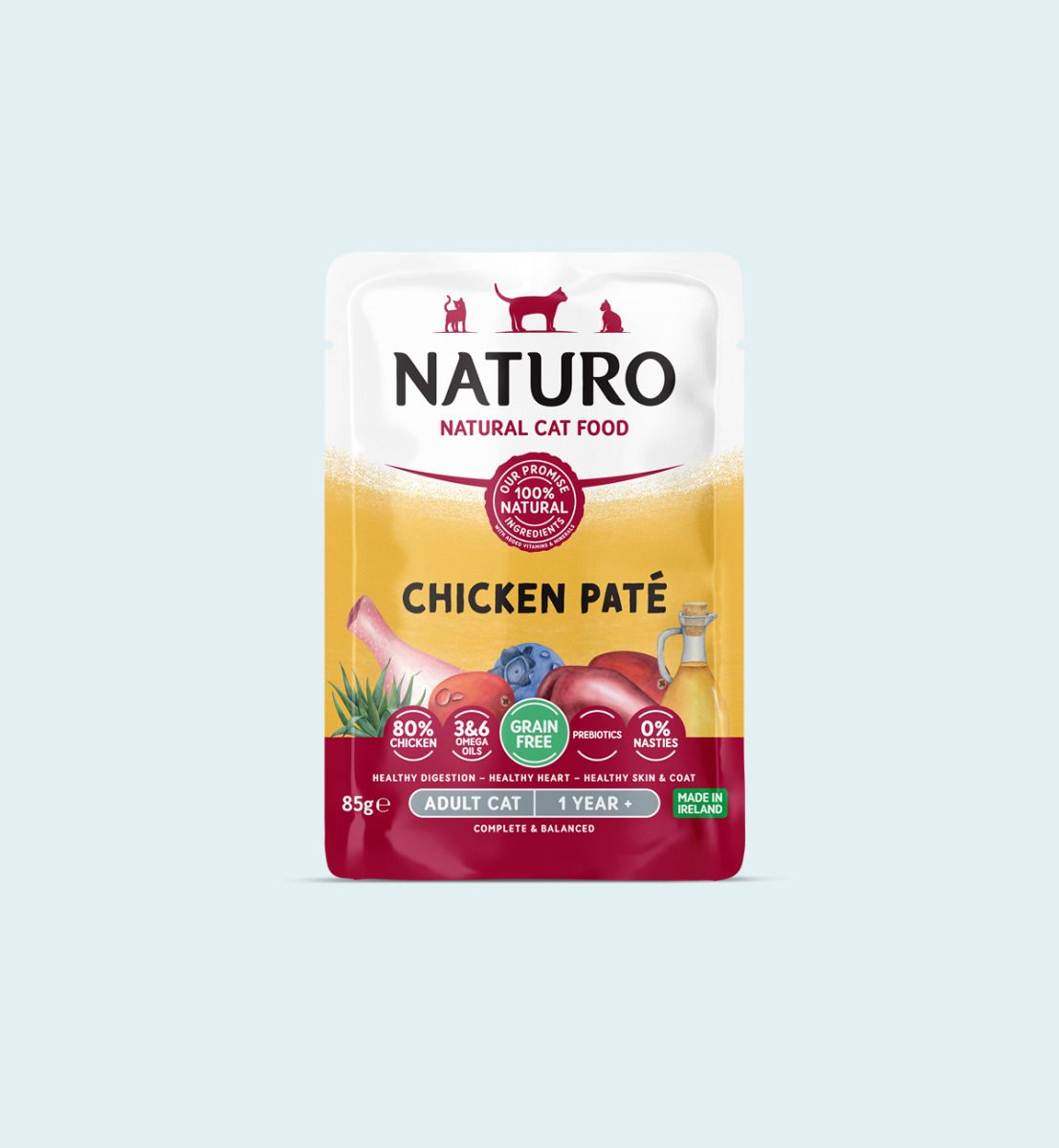 Naturo Cat vreć. 85g pile paté 1/12
