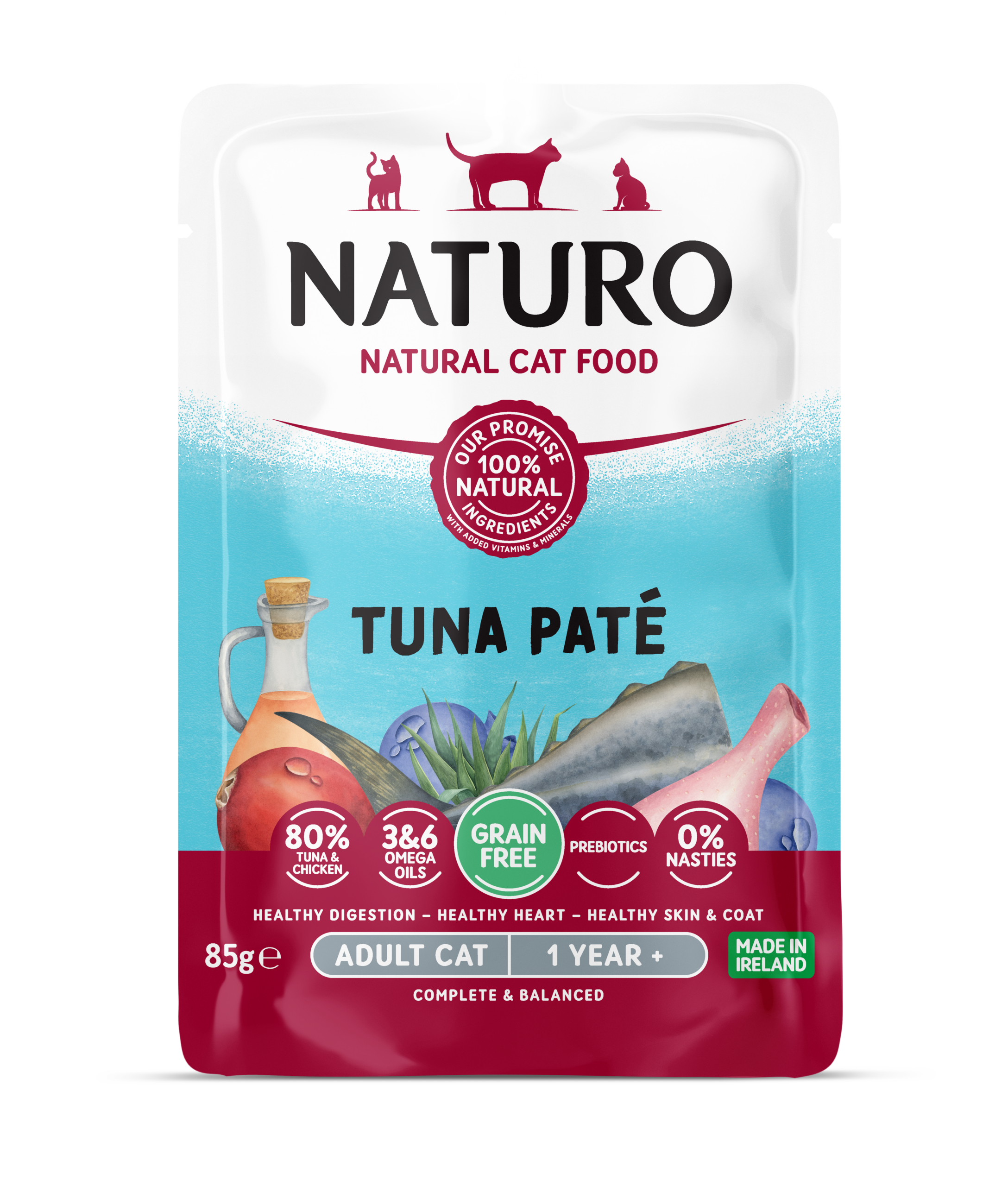 Naturo Cat vreć. 85g tuna paté 1/12