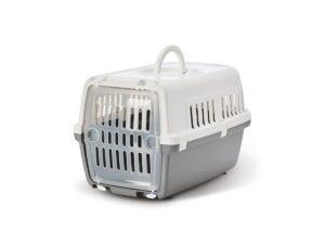 A3222-00WG Transporter 48x31,5x30cm Zephos 1 Savic plast. vrata sivi