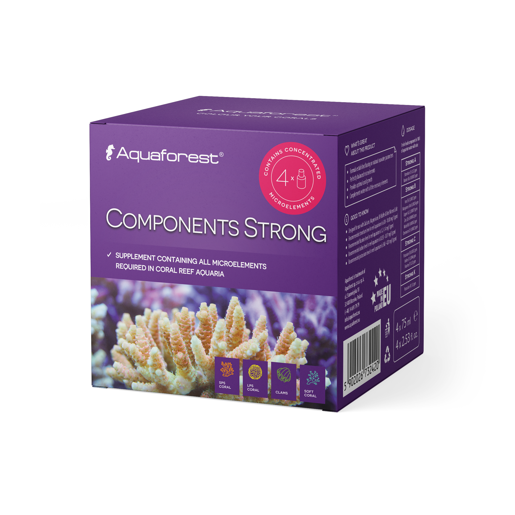 Aquaforest Components Strong 4x75ml