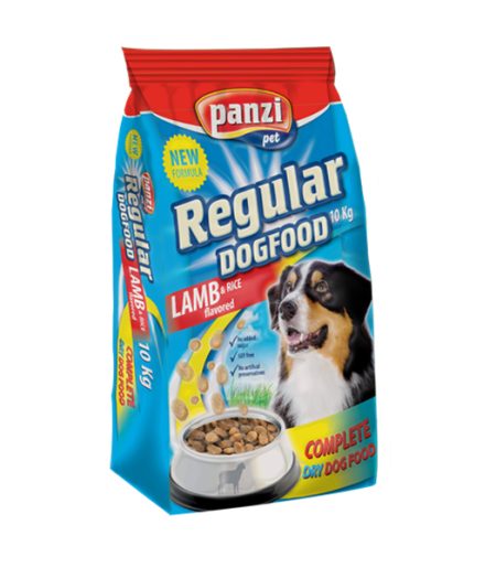 046-010 Panzi dry Regular dog 2kg Adult janjetina