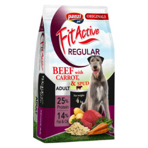 04615188 Panzi dry Fit-Active dog 4kg Adult govedina/mrkva/krumpir