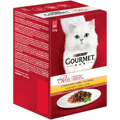Gourmet MonPetit Pura/Pile/Patka 6x50g 1/8