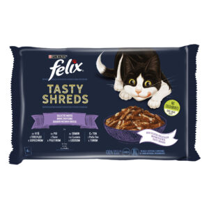 ASP Felix 4x80g Tasty shreds meso/riba 1/12