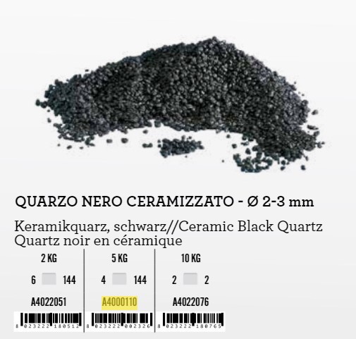 A4000110 Akvarijski Pijesak Crni 5kg Q. Amtra