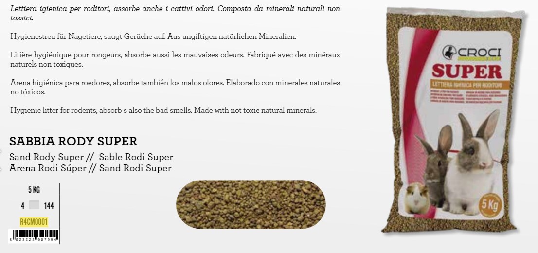Pijesak glodavci Rodi 5kg