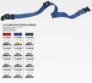 C5MZ0322 OGRLICA NYLON REGULAR 25mm PLAVA