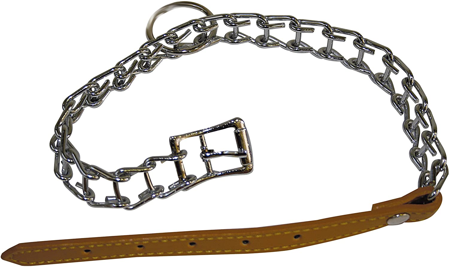 C5AS0672 Ogrlica Metal 50cmx2,5mm s KOŽOM