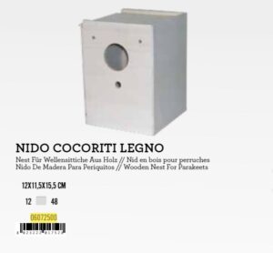 O6072500 Gnijezdo za ptice NIDO drveno