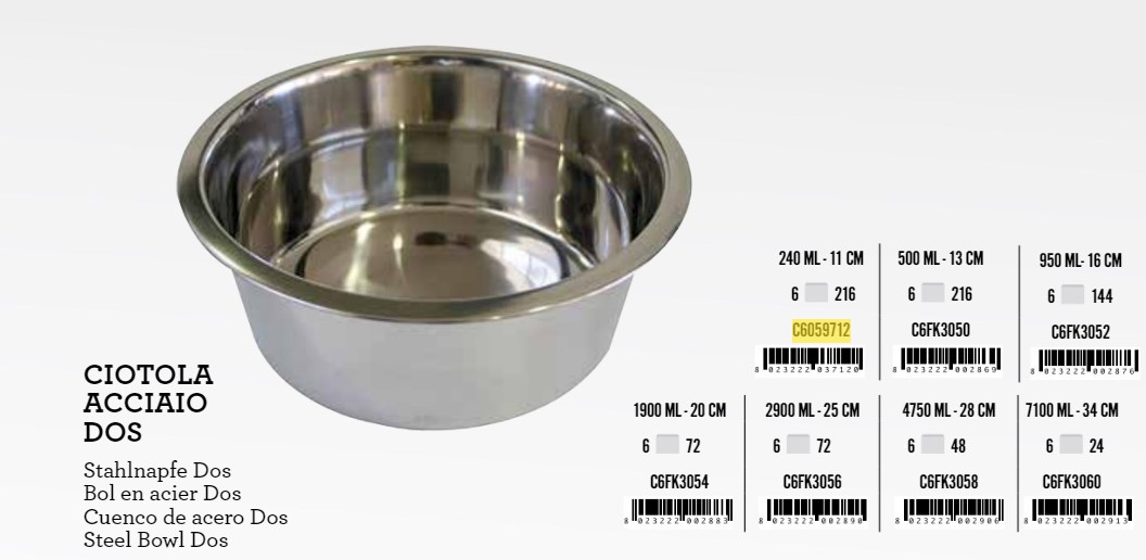 Inox Posuda 0,24l 11cm OBIČNA