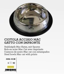 Inox Posuda 0,24l 16cm guma ukras