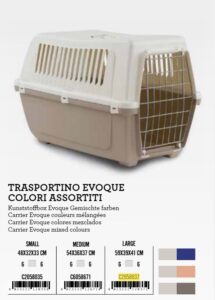C2058037 Transporter Evoque LG 59x39x41cm met. vrata
