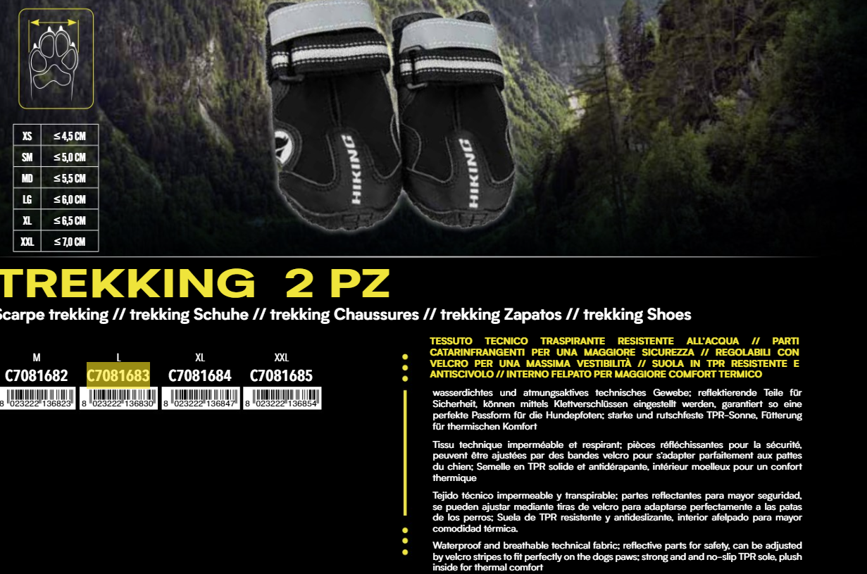 Zaštitne cipelice Hiking XL 2kom