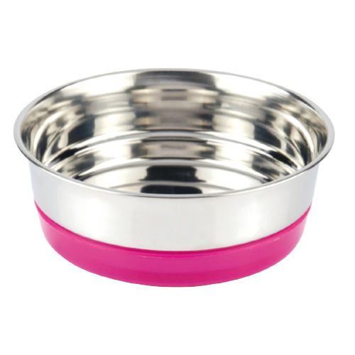 C6059002 Inox Posuda 0,47l 14cm guma Fluo Roza