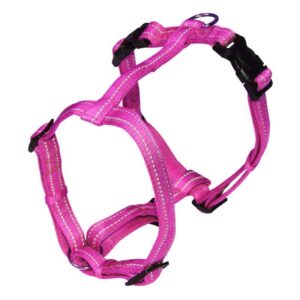 Ham Nylon Reflective 15x350-500mm Pink Podesivi