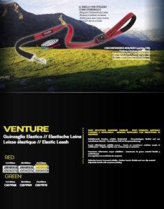 Vodilica Hiking Venture 2x120cm Crvena elasti