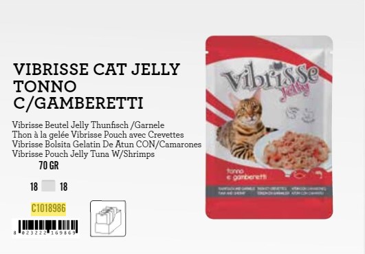 Vibrisse Jelly Tuna/Račići 70g Vrećica