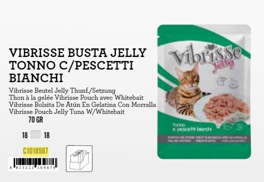 Vibrisse Jelly Tuna/Sleđ 70g Vrećica