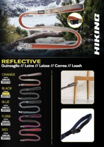 Vodilica Hiking Reflective 2x120cm Crna
