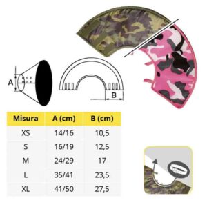 C5079488 Ovratnik 22,5cm L Soft Camo green