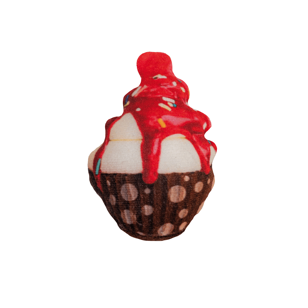 Igračka za mace Cupcake pink catnip 7cm