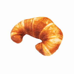 C6198042 Igračka za mace Croissant catnip 9cm