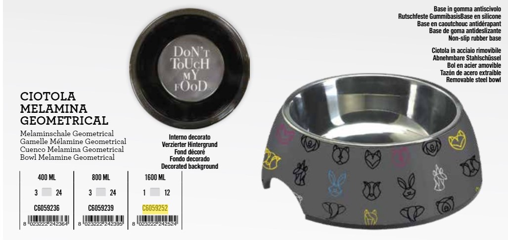 Posuda melamine Geometrical 800ml