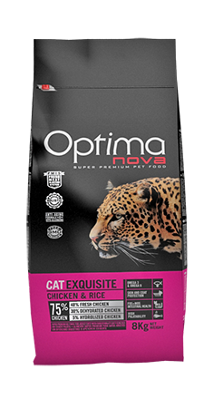 ONC59EX02 Optimanova cat adult Exquisite Pile/riža 2kg LG