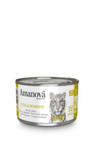 WEV88TB1B Amanova cat adult konz. 70g tuna/kozice u bujonu 1/24