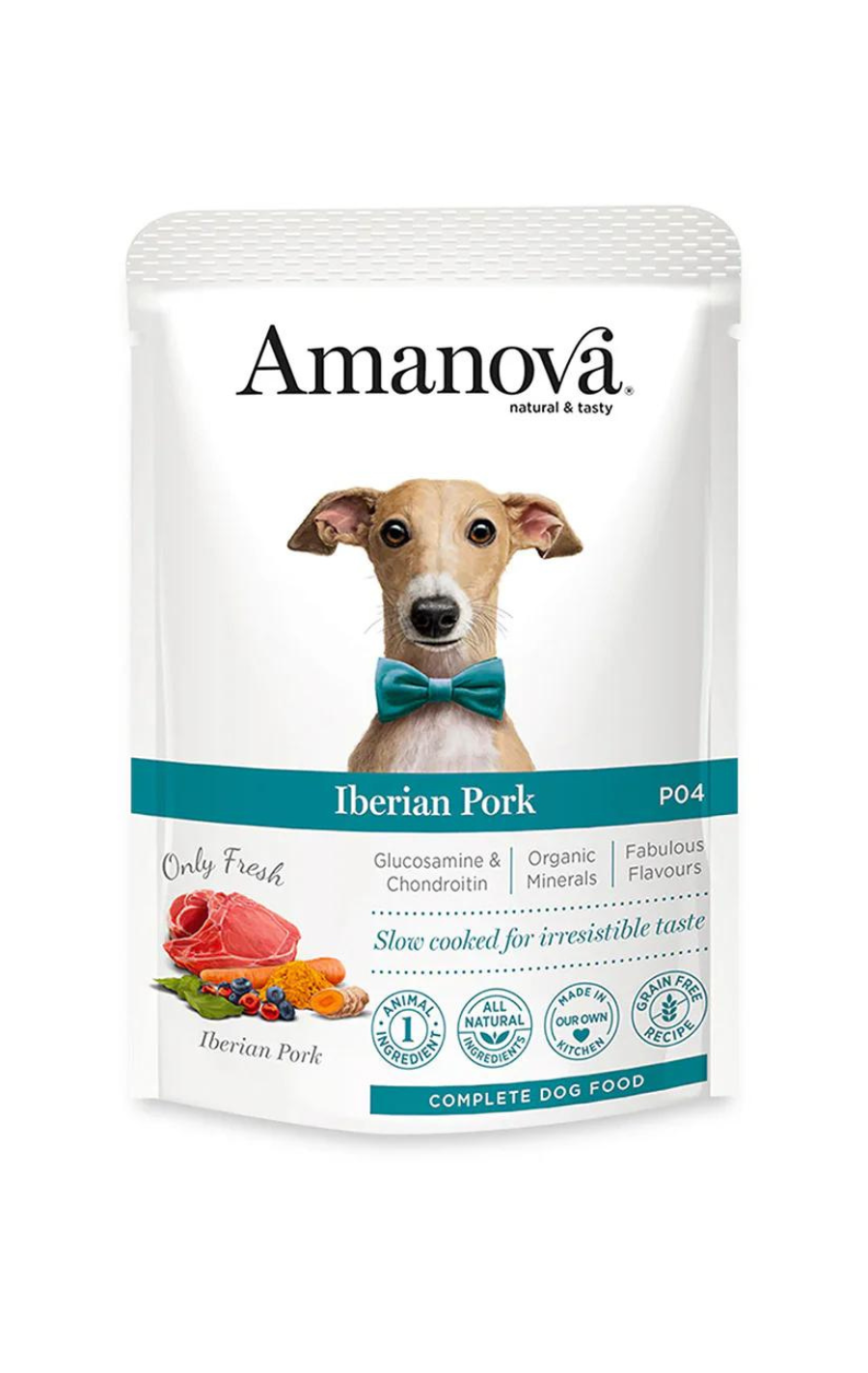 AMT52CI1A Amanova dog vrećica 100g Iberian pork 1/12