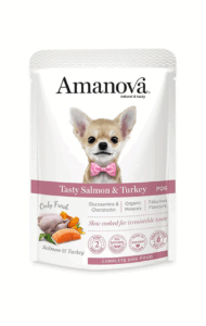 AMT62ST1A Amanova dog 100g Tasty losos/pura 1/12