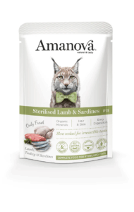 AMU04ST8A ASP Amanova cat 85g adult Sterilised janje/srdela 1/12