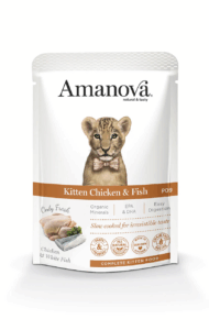 AMU01KT8A Amanova cat 85g Kitten pile/bijela riba 1/12