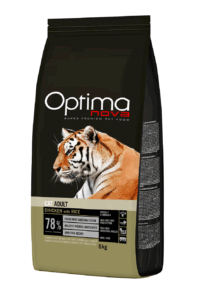 ONC17AD06 Optimanova cat adult Pile/riža 6kg LG NOVO