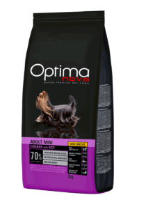 ONO16AD02 Optimanova dog adult mini pile/riža 2kg LG NOVO