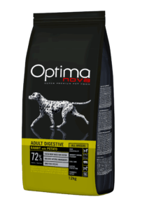 ONO18AD12 xx Optimanova dog adult Digestive kunić/krumpir 12kg GF
