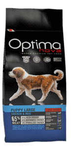 ONL22LP02 Optimanova dog puppy Large pile/riža 2kg LG