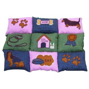 40806 Jastuk 80x58cm Patchwork pink mix TP