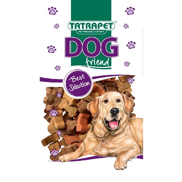 44921 Poslastica za pse Dog friend kosti mix 80g Tatrapet
