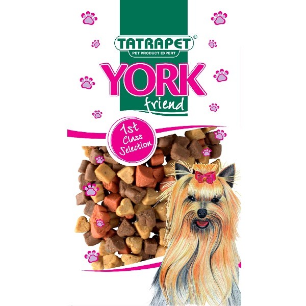 44946 Poslastica za pse York Srca mix 70g Tatrapet