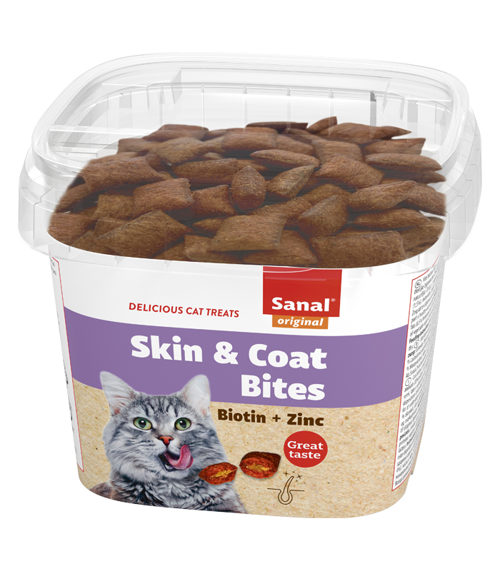 Poslastica za Mace Sanal 75g Skin&Coat