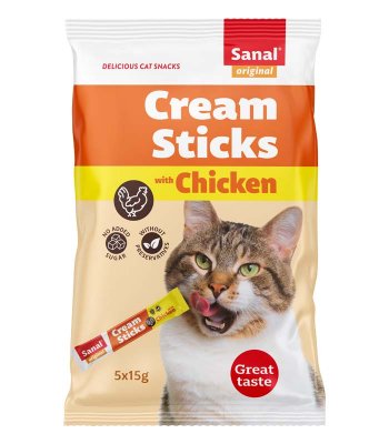SC3871 Poslastica za Mace Sanal 75g Cream Pile 5kom