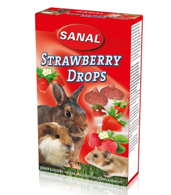 SK7350 Poslastica za Glodavce Sanal 45g Jagoda drops